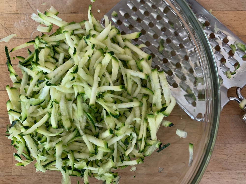 Grated Zucchini