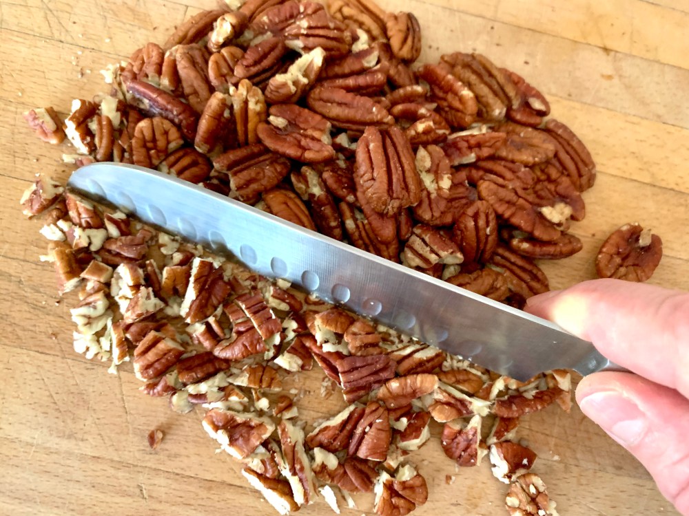 Roughly Chop the Pecans
