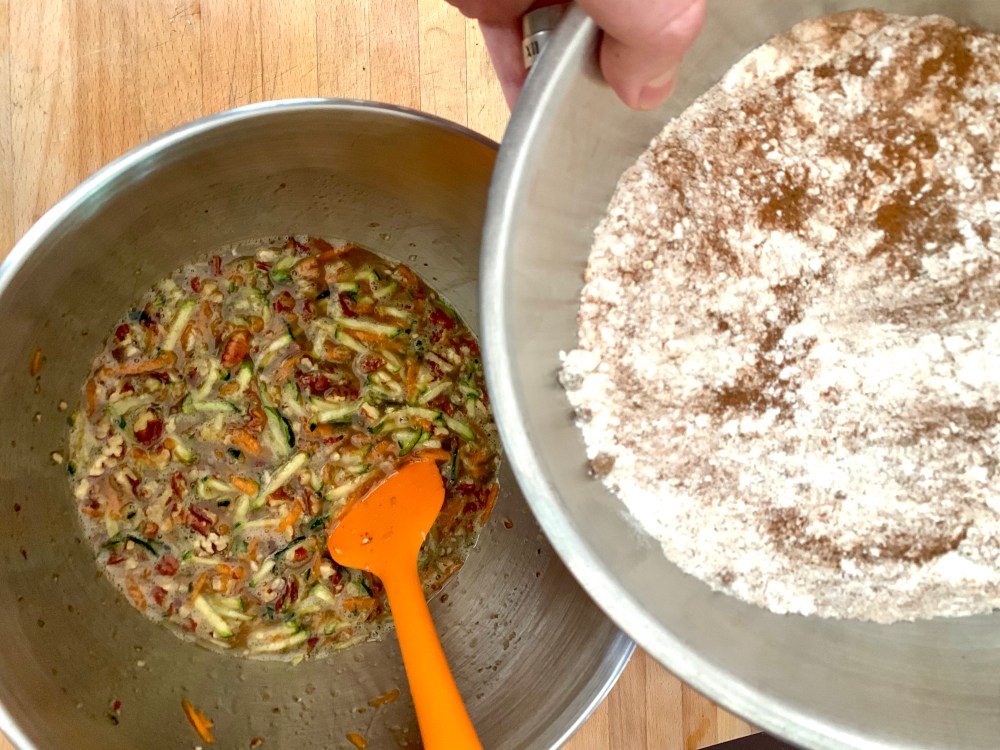 Slowly Stir In the Dry Ingredients