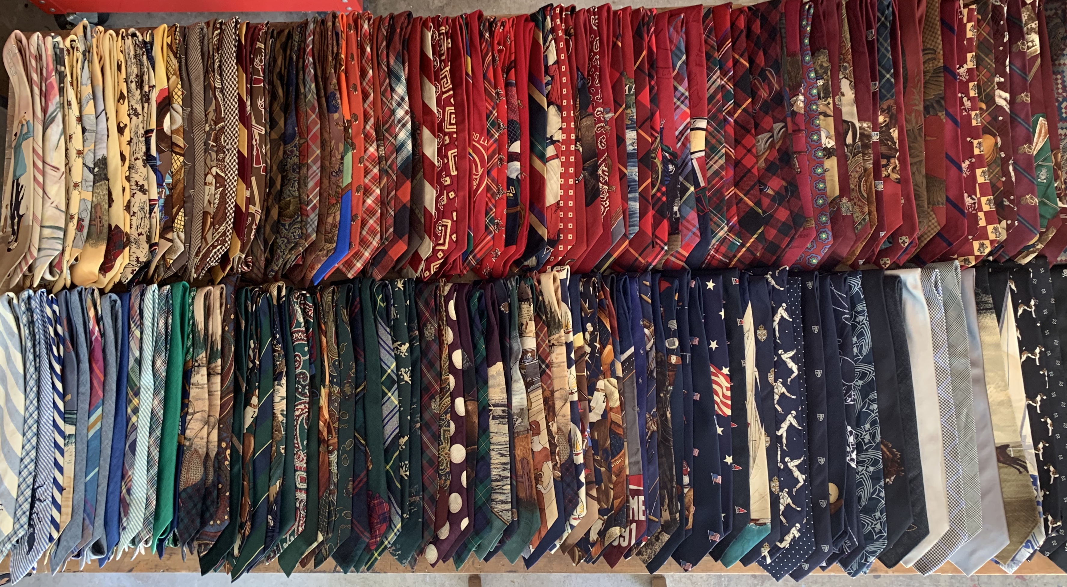 Assortment of Old Polo Ralph Lauren Ties