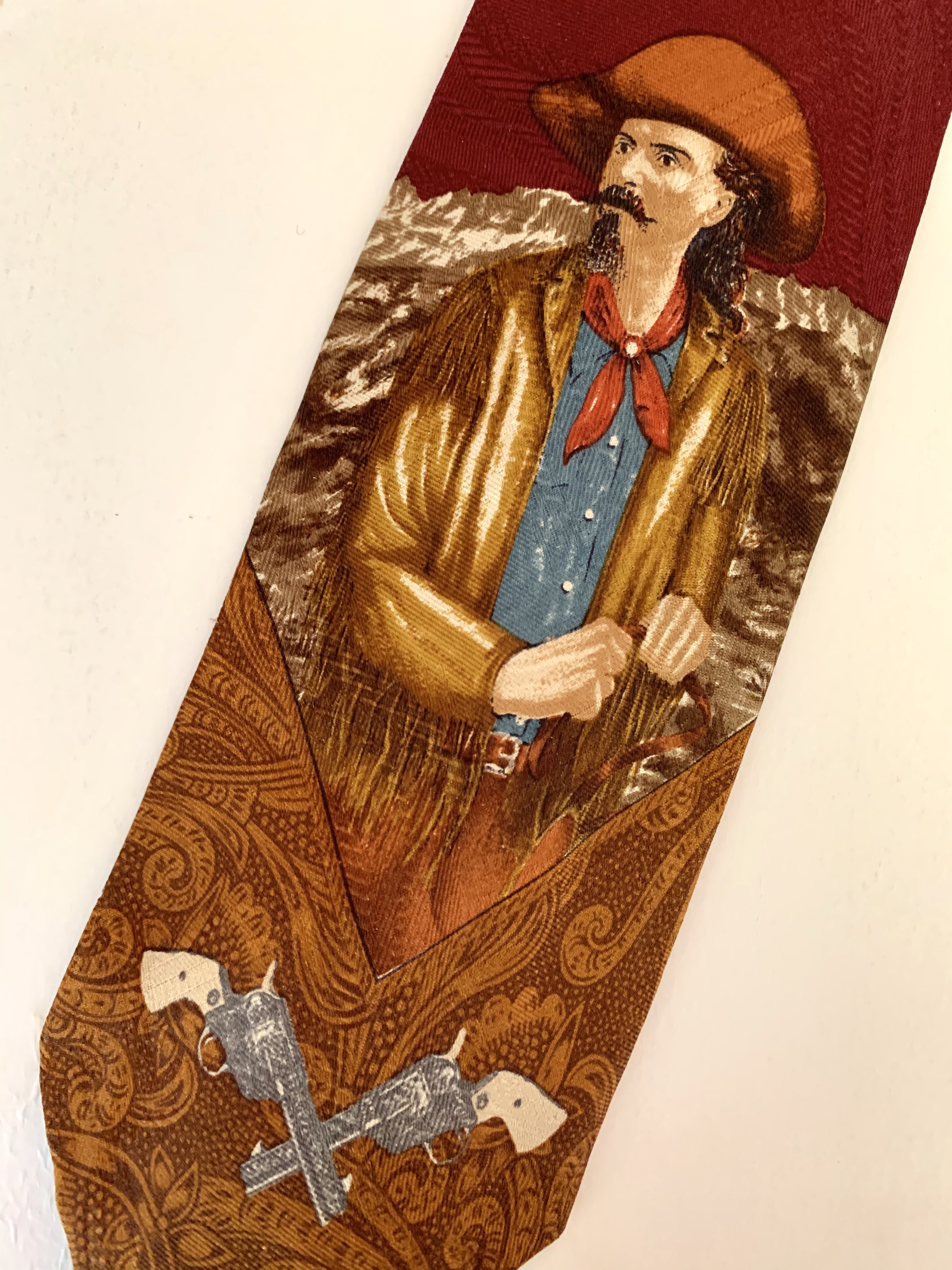 Buffalo Bill on Vintage Polo Tie