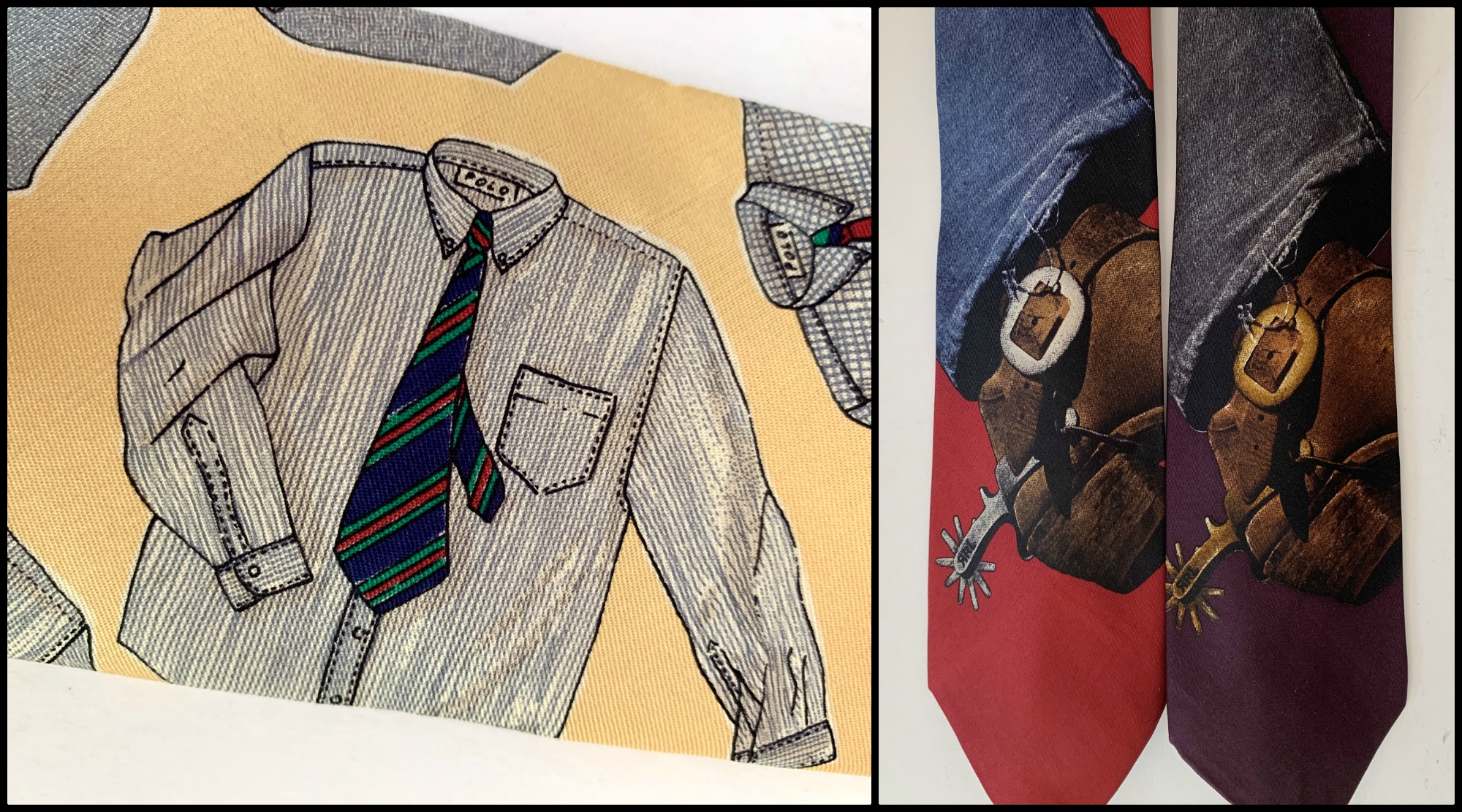 Conversational Tie Collage 3