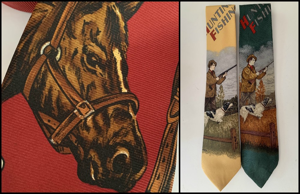 Conversational Tie Collage 4