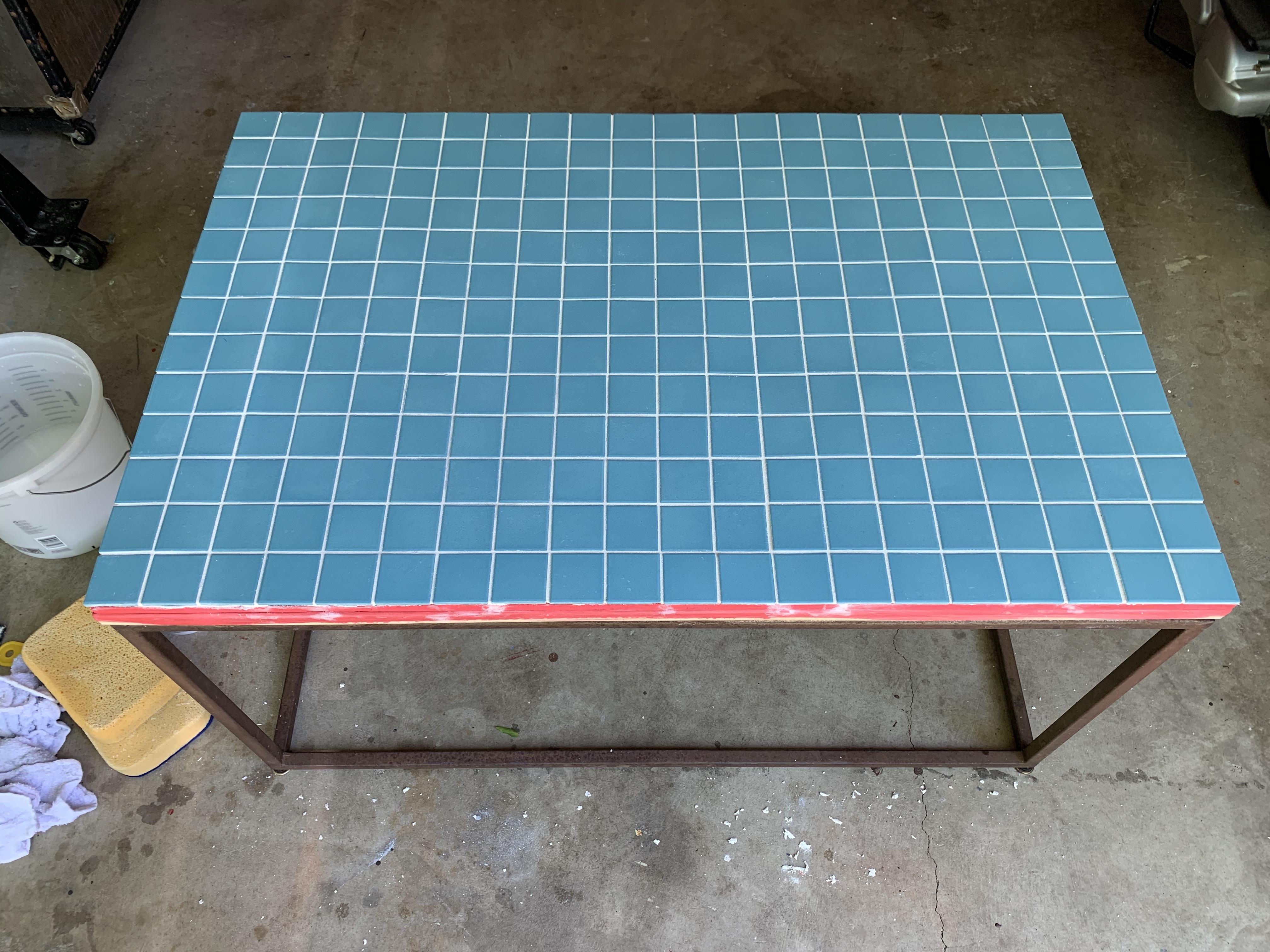 Finished Grouted Top