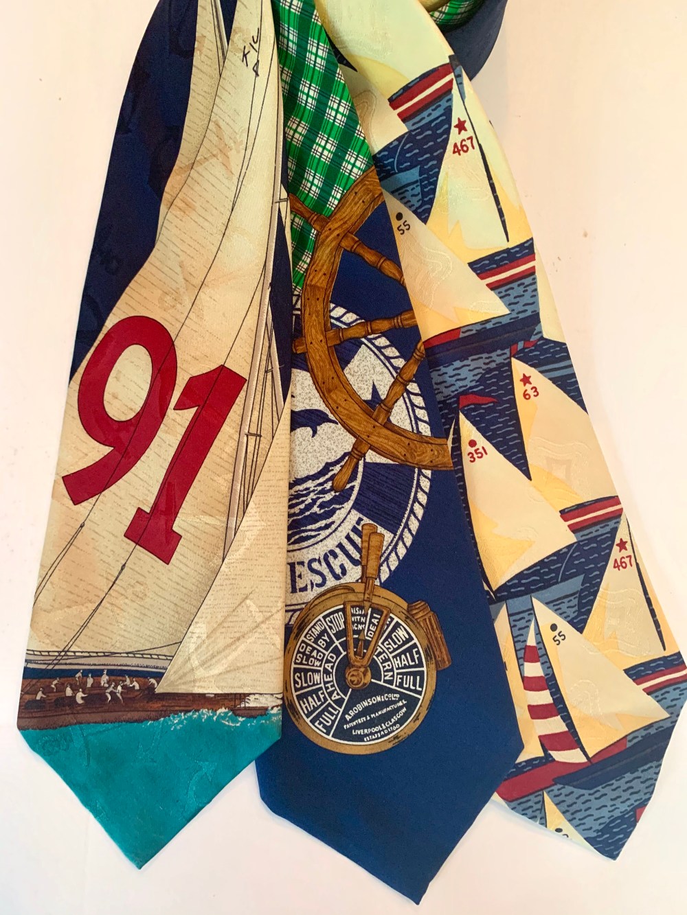 Nautical Ralph Lauren Conversational Ties