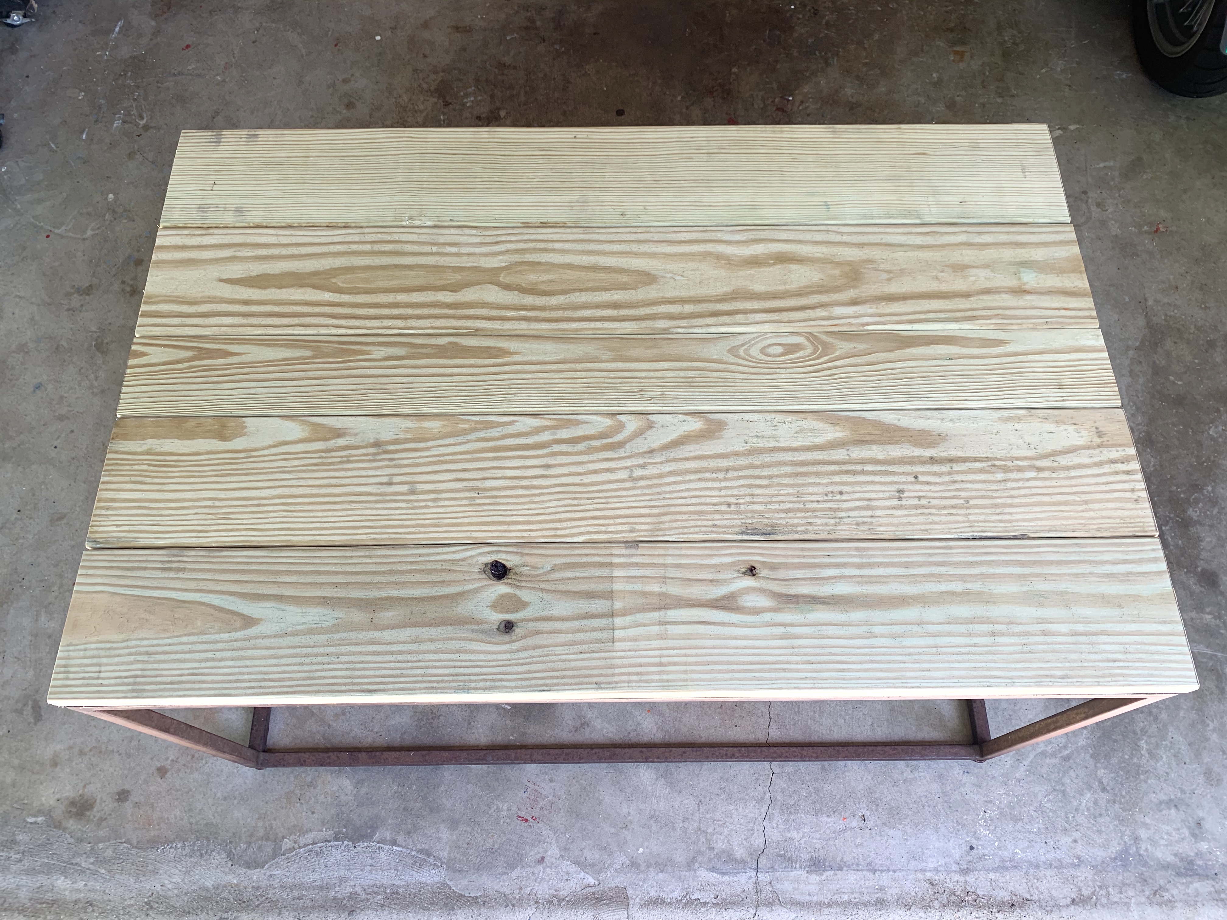 New Pressure Treated Wood Top