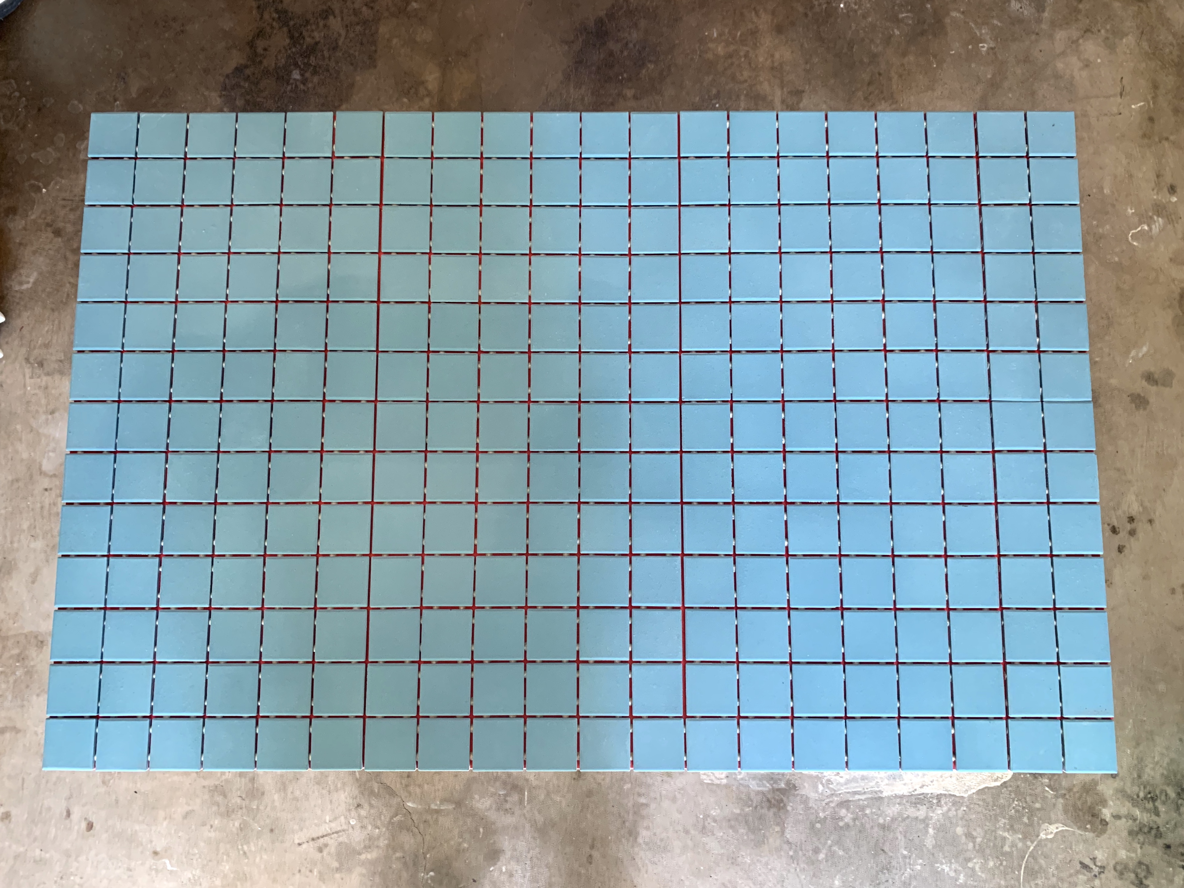 Turquoise Tile on Top