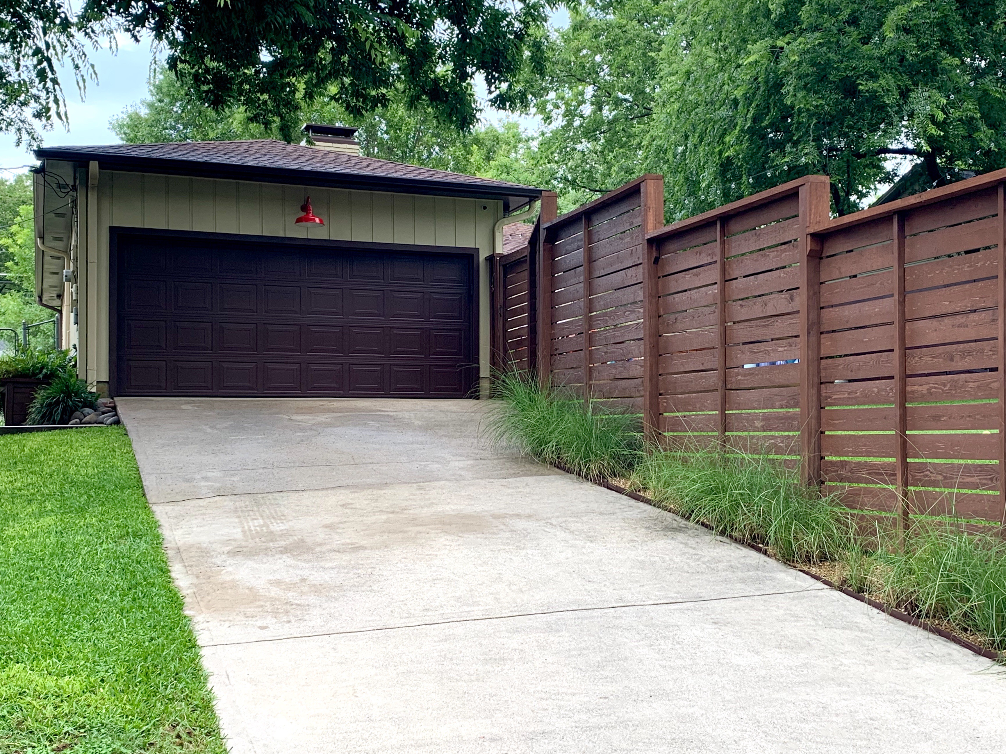 Driveway June of 2020