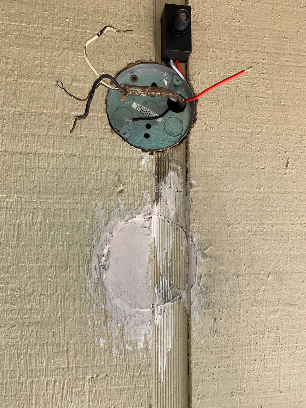 New Electrical Box Over Old One