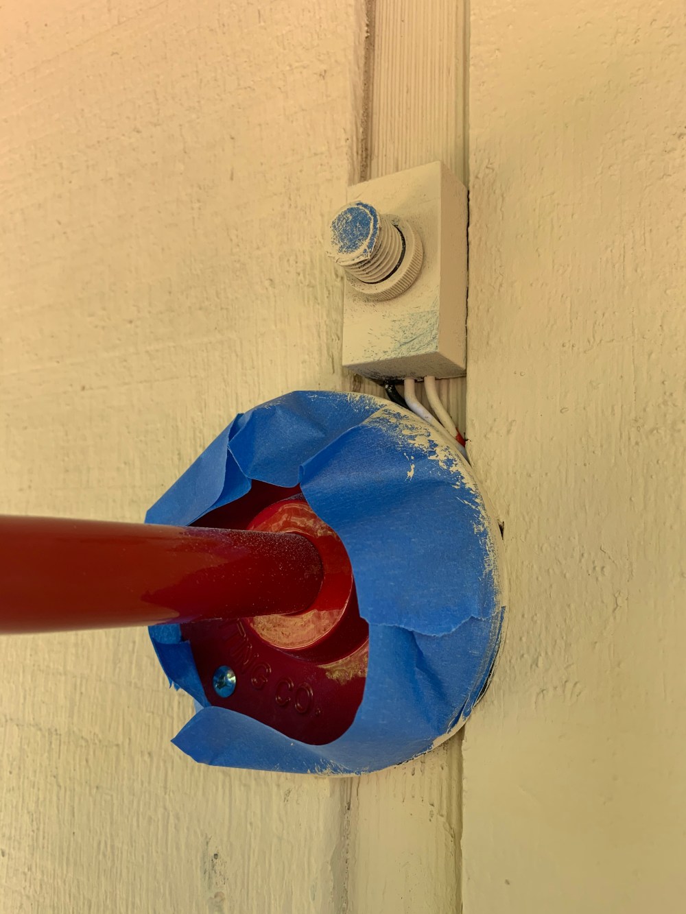 Painters Tape Around BAse