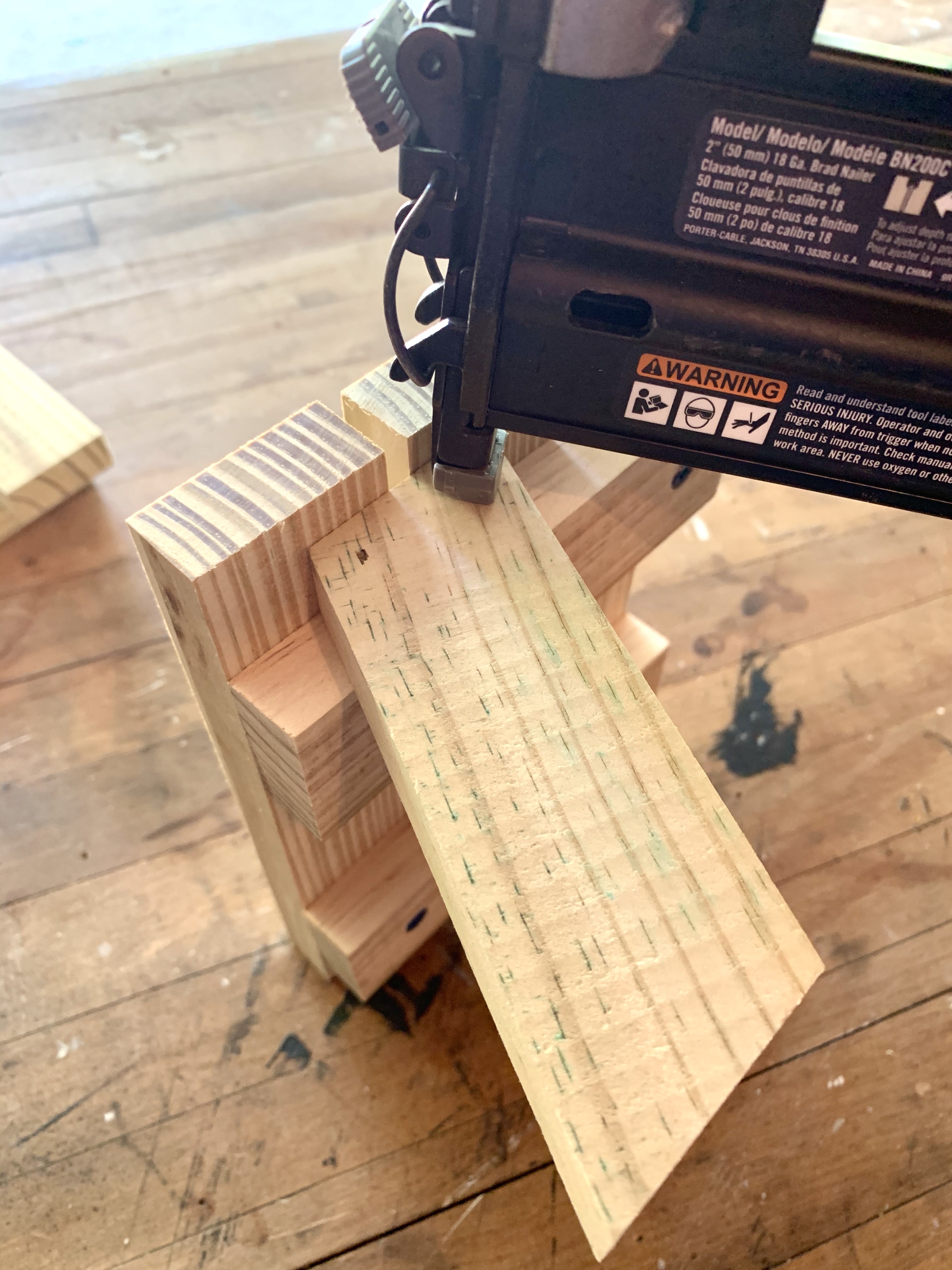 Use a Brad Nailer to Connect the Pieces