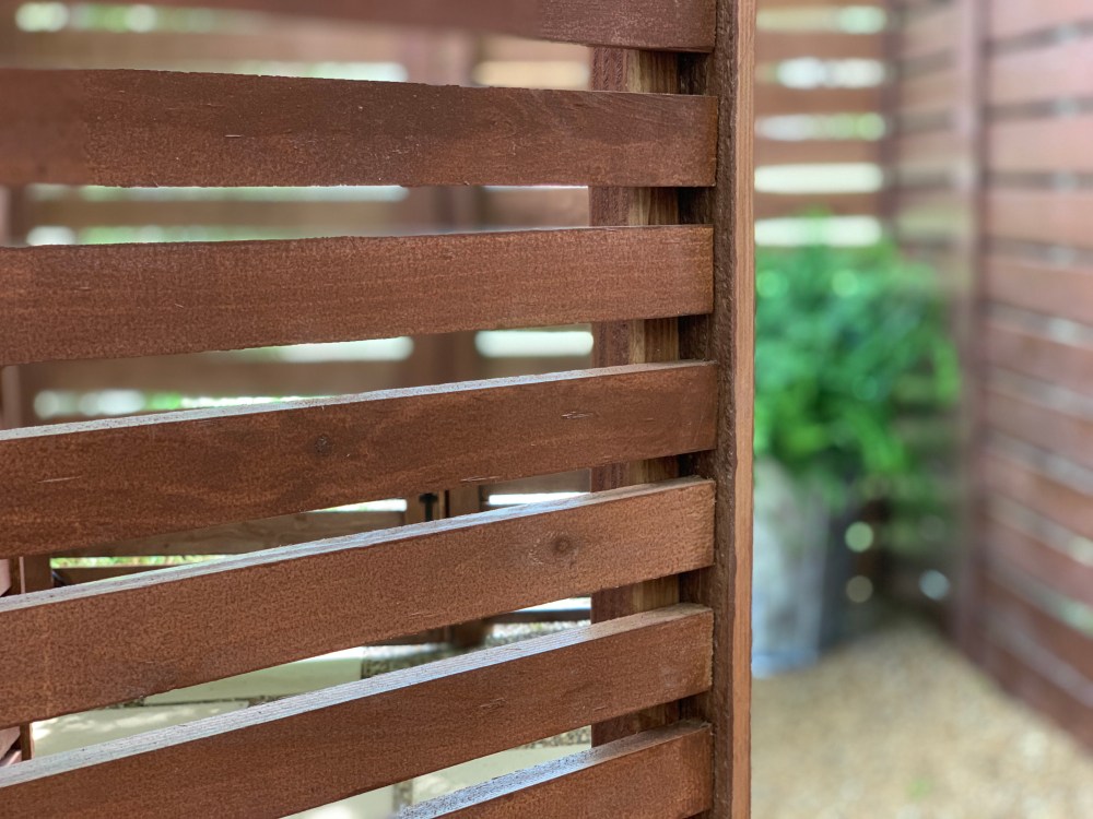 Louvered Doors on Tool Shed