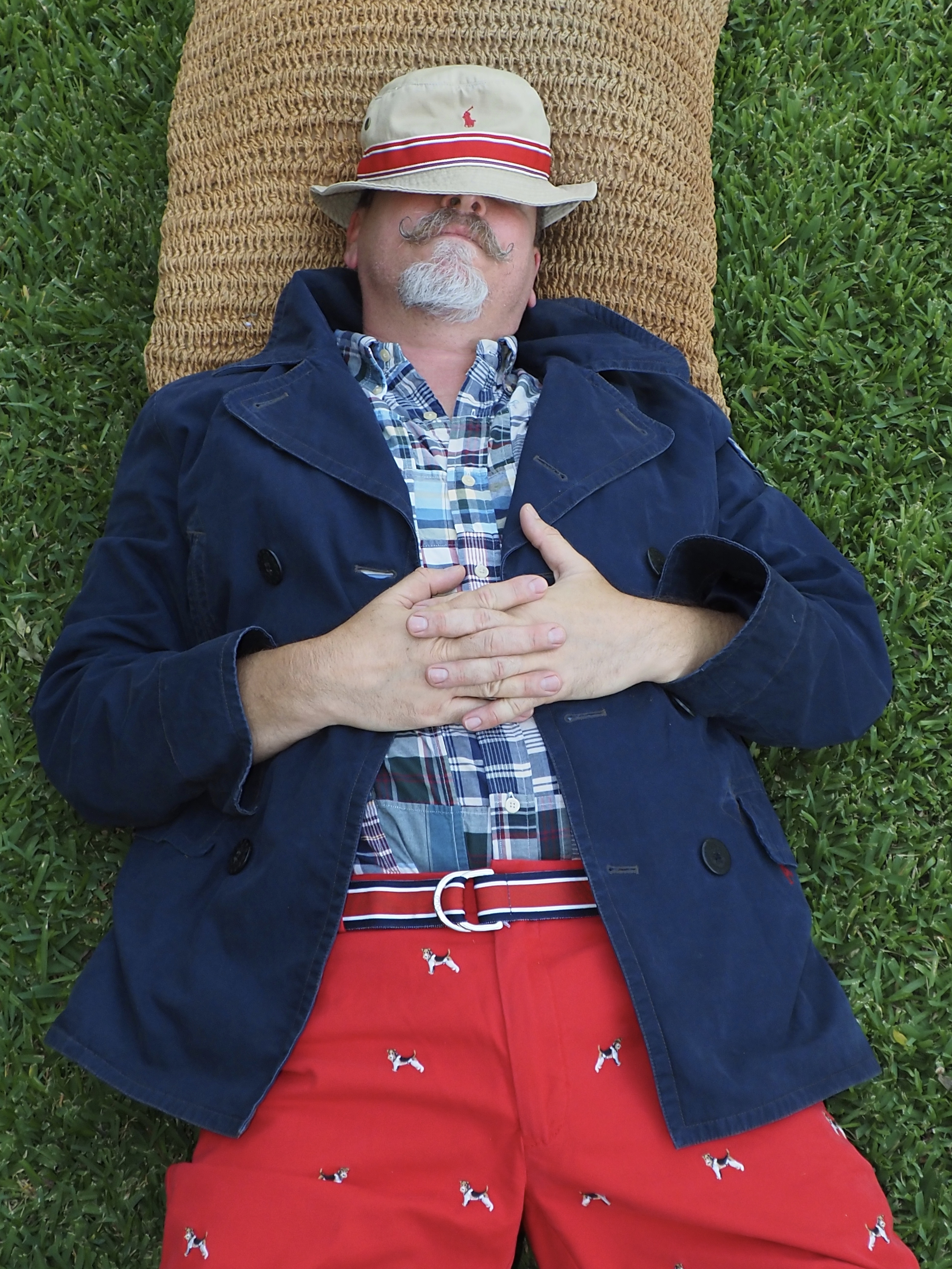 American Living Peacoat and Red Dog Shorts