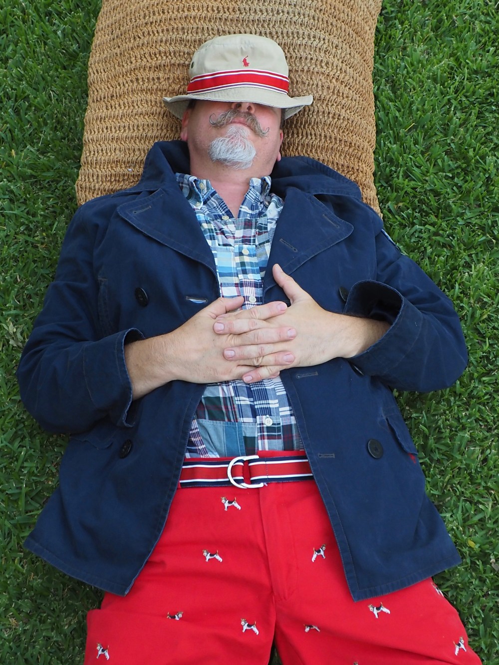 American Living Peacoat and Red Dog Shorts